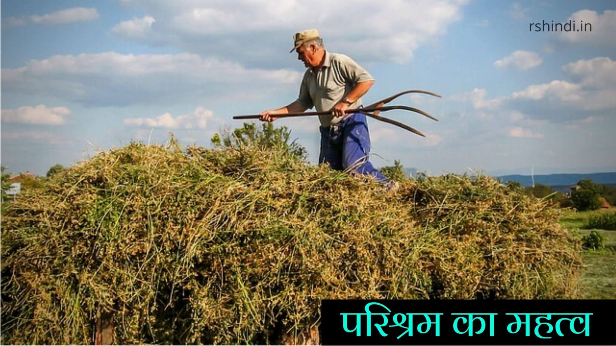 परिश्रम का महत्व , rs hindi